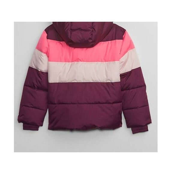 Gap Kids ColdControl Max Puffer Jacket Water Resistant Lined Quilted Hoodie - Picture 6 of 9